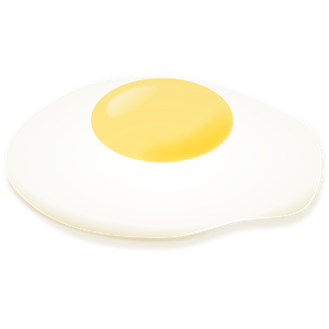 Fried egg PNG image-4502